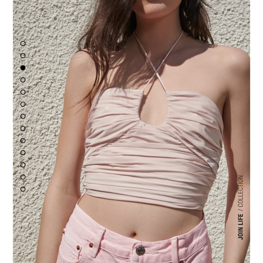 Zara draped top